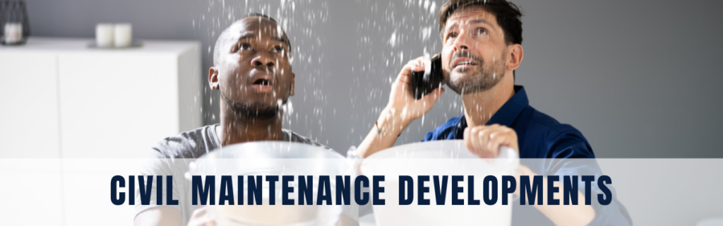 CIVIL MAINTENANCE DEVELOPMENTS CIVIL MAINTENANCE DEVELOPMENTS