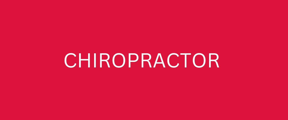 Chiropractor