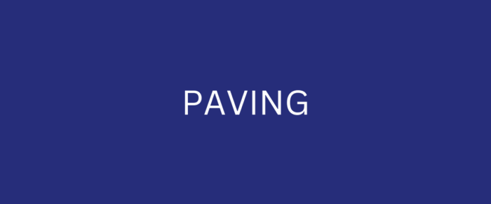 Paving