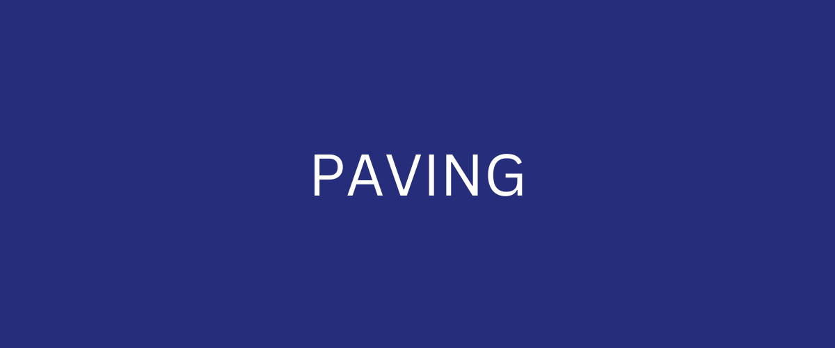 Paving